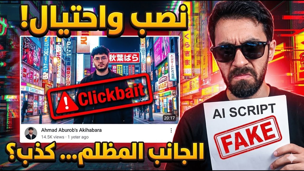 ردة فعل فاروق المغربي على فيديو احمد ابو الرب  الجانب المظلم من الانيمي - Ahmad Aburob