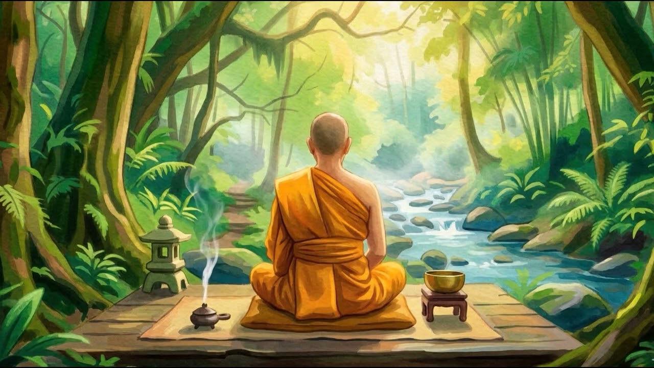 Zen Garden - Buddhist Monk Ambience for Peace and Mindfullness