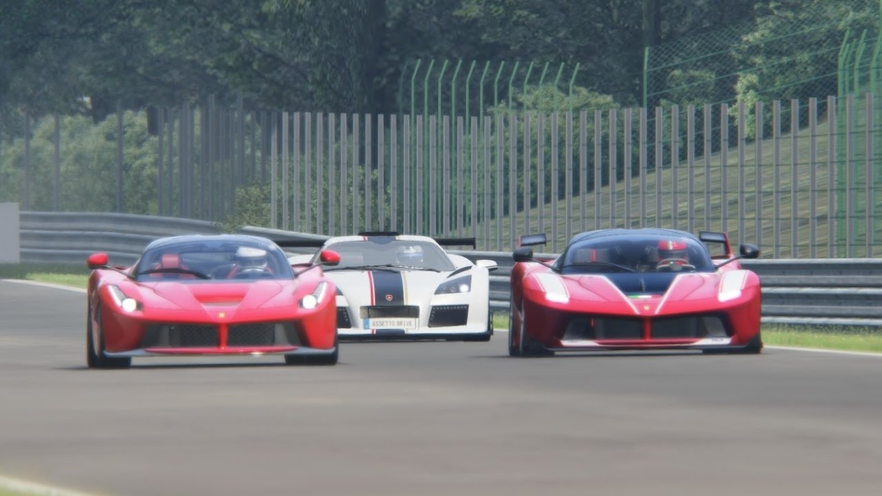 Battle Gumpert Apollo S vs Ferrari LaFerrari vs Ferrari FXX-K at Spa-Francorchamps