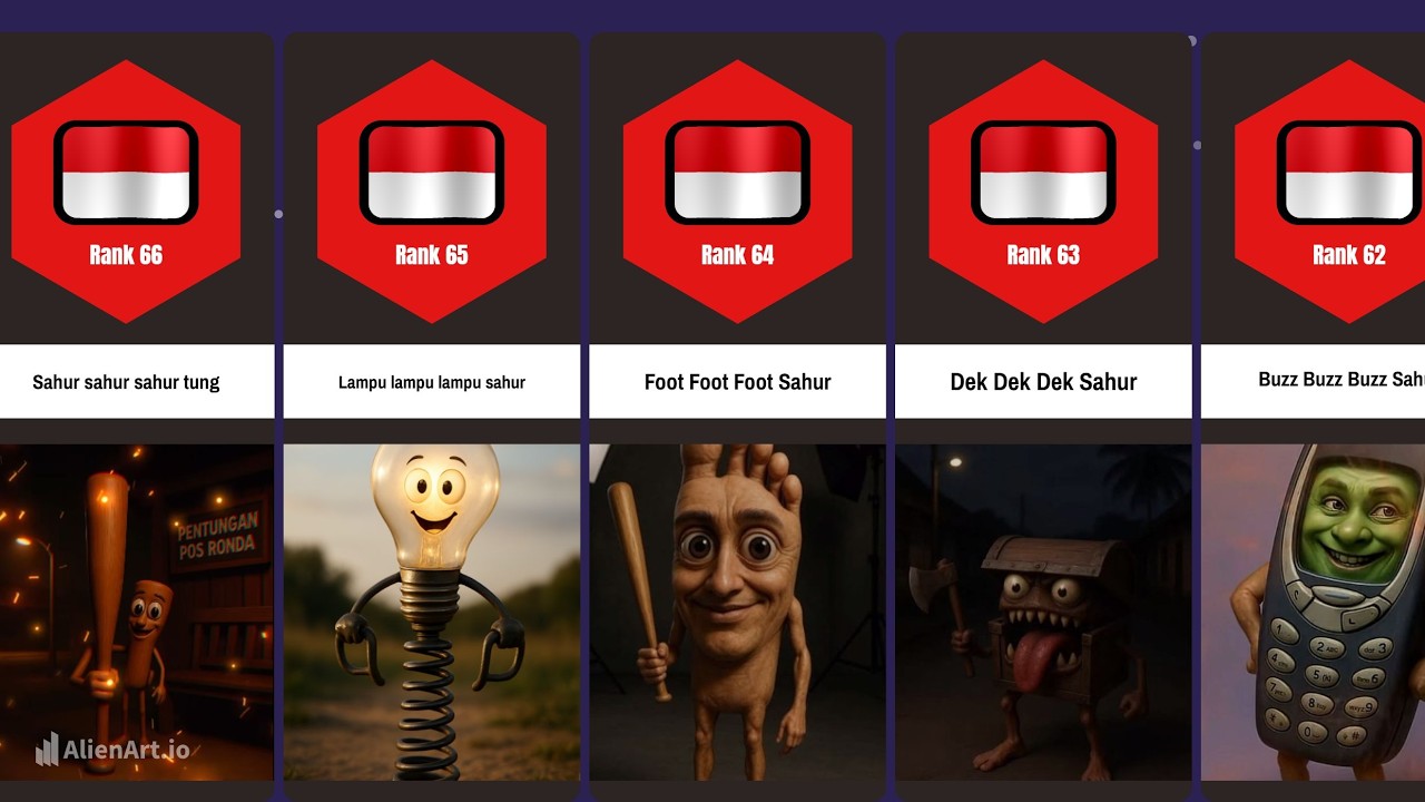 Comparison: Ranking All Italian Brainrot Sahur Memes