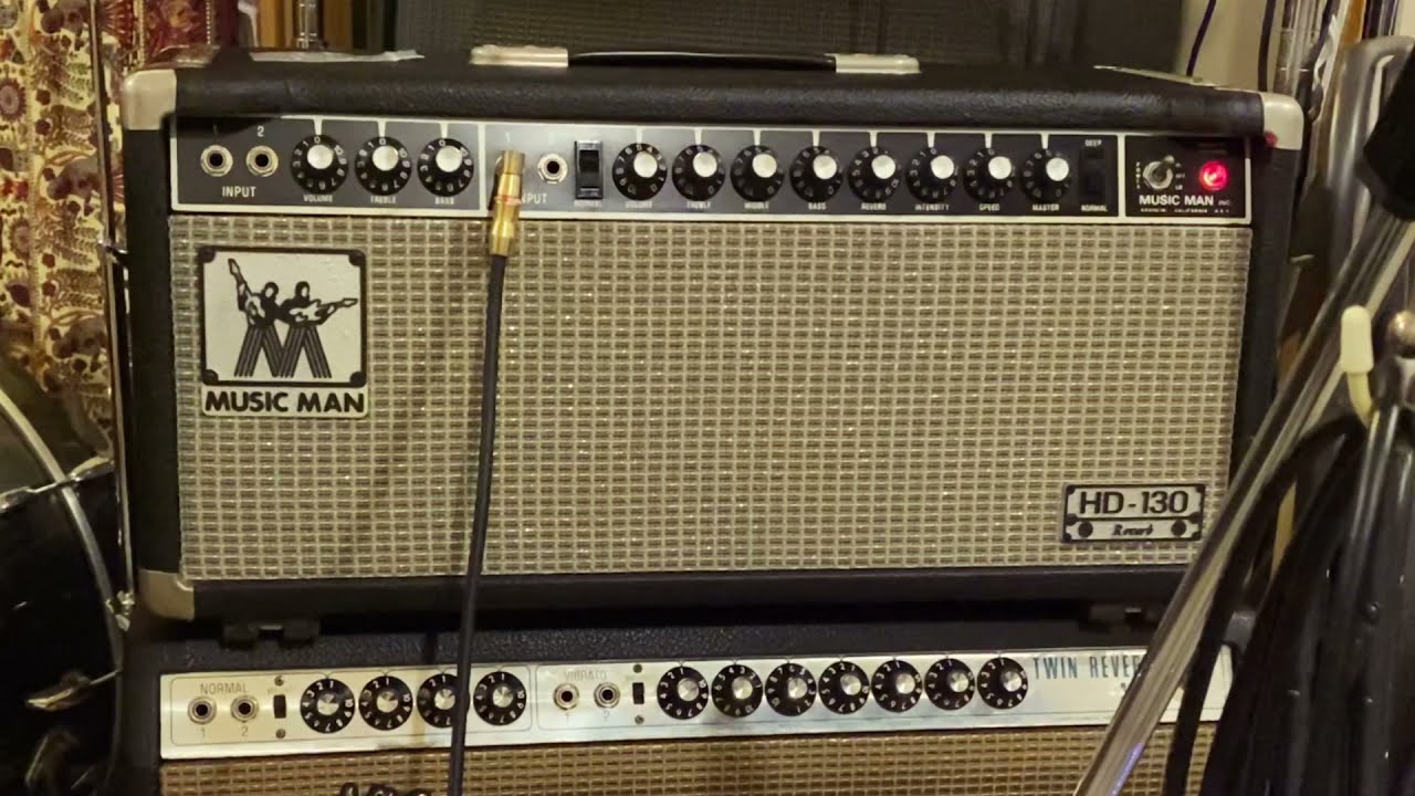 [Vintage Amp] その昔クラプトンが愛用したアンプを弾いてみた　Eric Clapton's favorite amp in the 70's  MUSIC MAN HD-130 Head