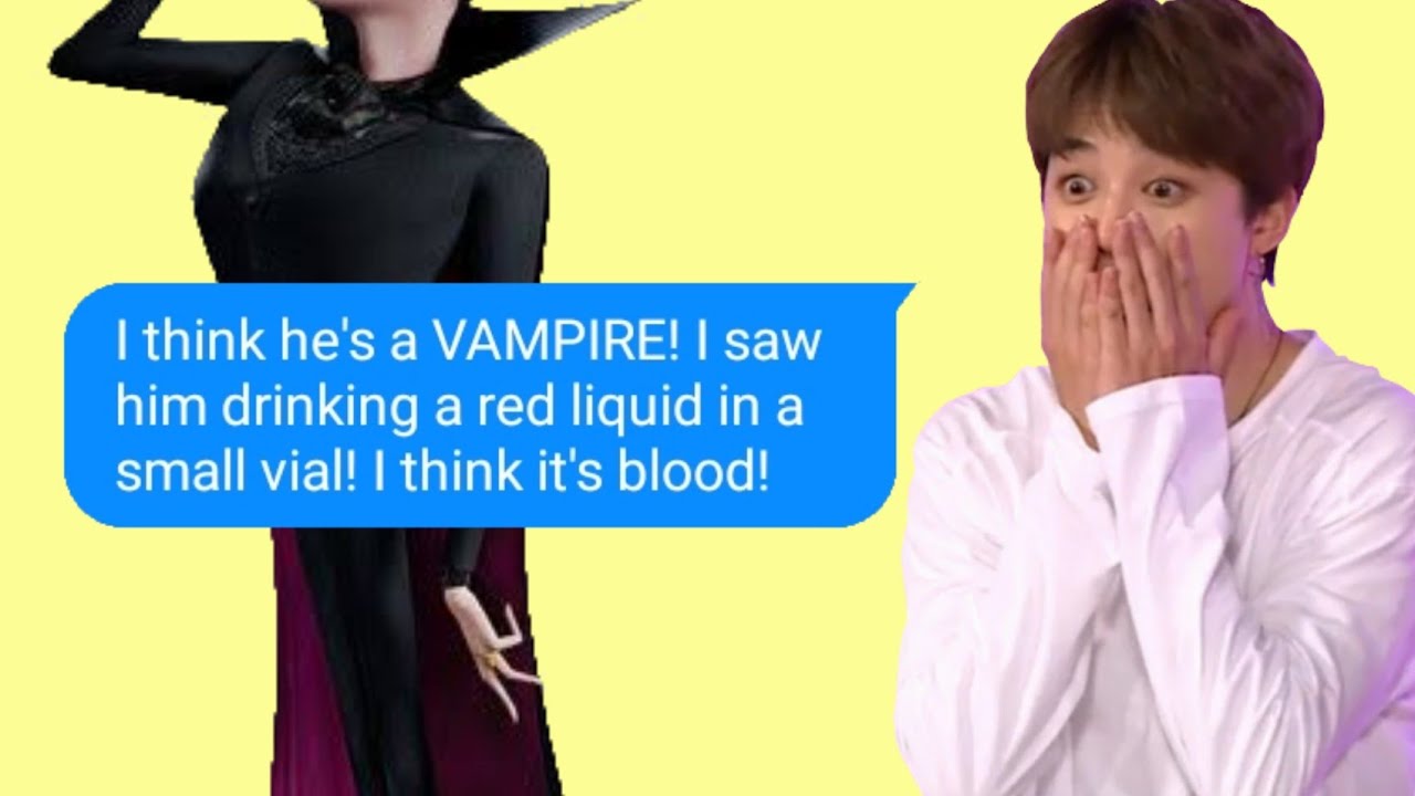 bts texts - jimin found a vampire