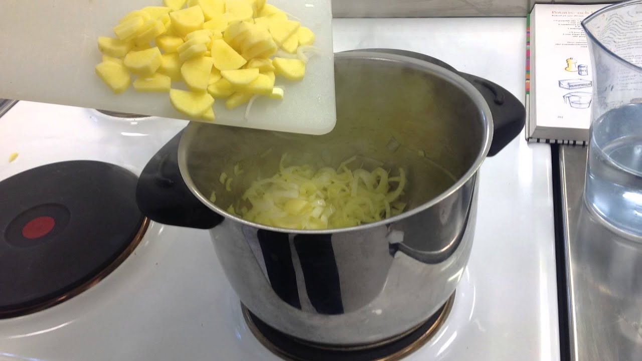 Potatis- och purjolökssoppa