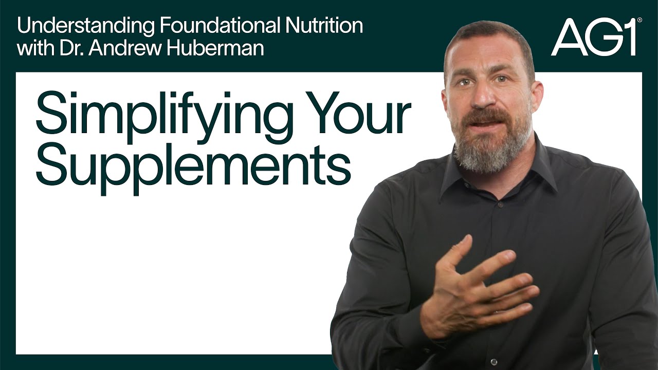 Simplifying Your Supplements with Dr. Andrew Huberman for AG1