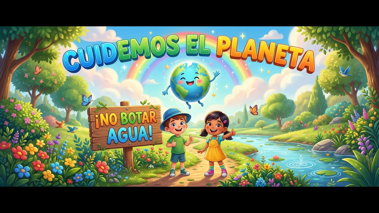 &iexcl;Cuidemos el planeta! 🌍 | Cuidemos el Agua | Canci&oacute;n Educativa sobre el Medio Ambiente 🌱💦 🌱🎶