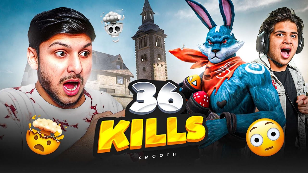 Full Map 36 Kills 😱🥶 || Trying to Break World Record 😭 || Smooth 444