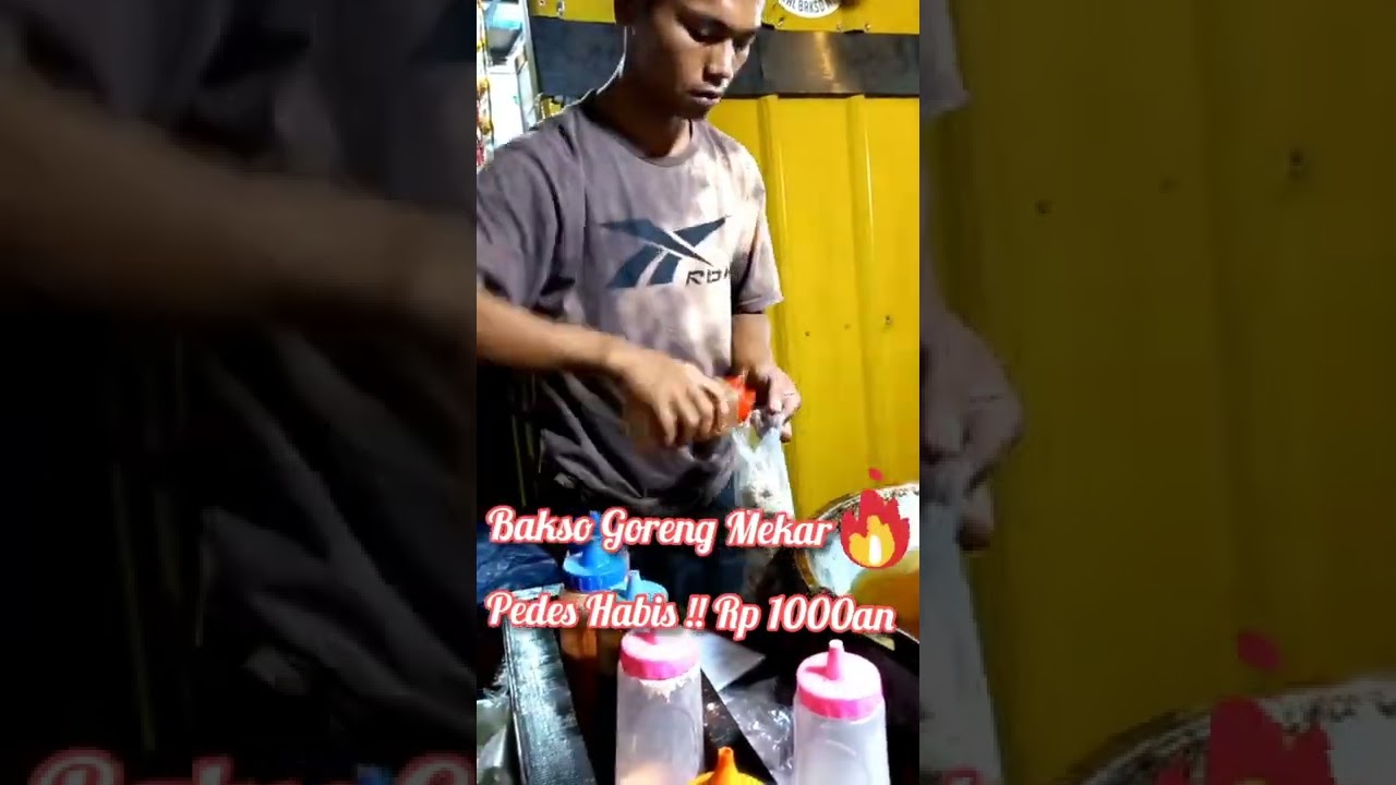 Bakso Goreng Mekar Pedes Gurih Rp1000/pcs, #basreng #baksogoreng #baksopedes #jajanan #cemilan