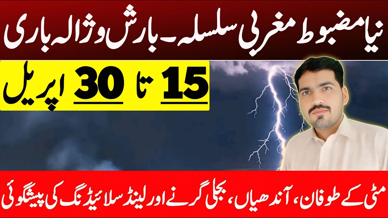 Today Weather Update | Daily Weather Report | Aaj Ka Mosam Ka Hal | Weather Forecast Pakistan