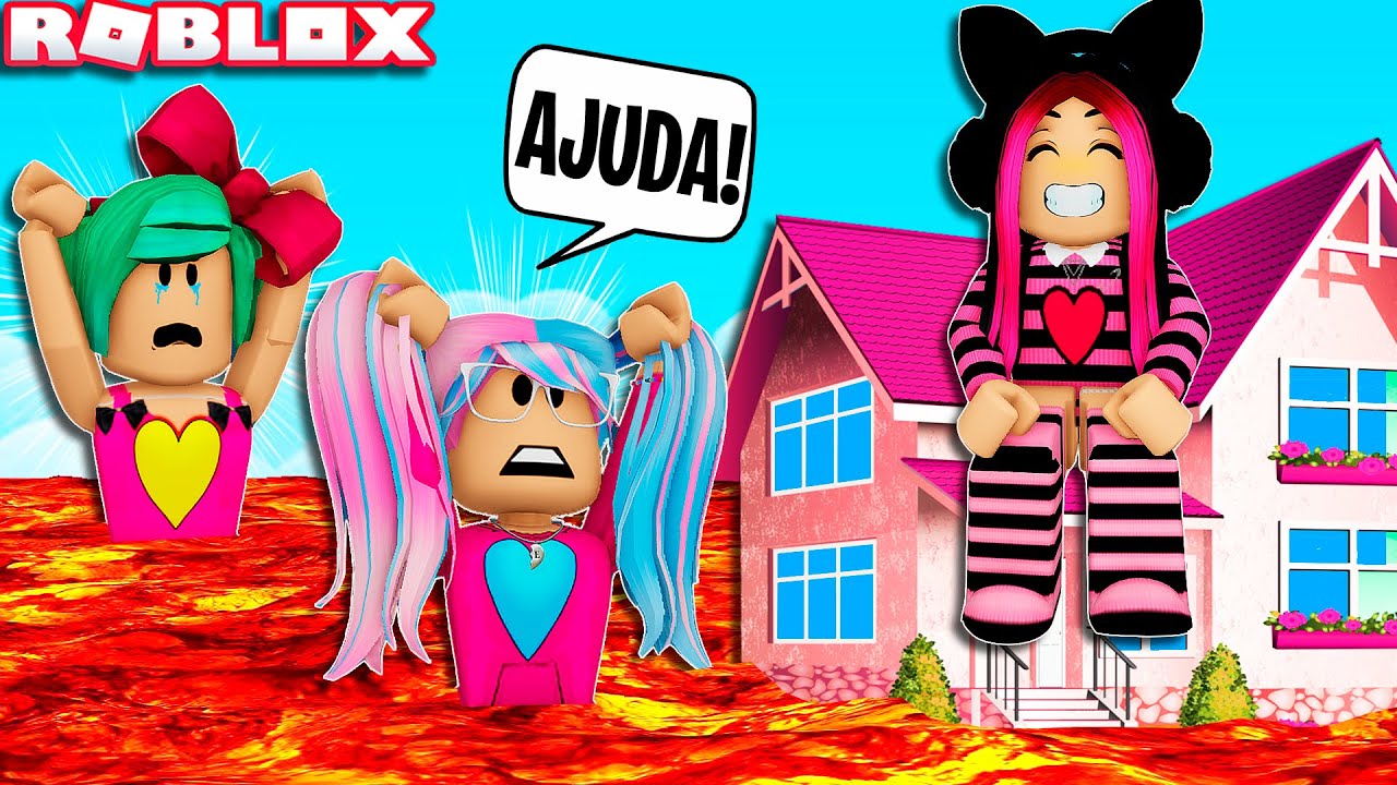 O CHÃO É LAVA no ROBLOX! 🔥
