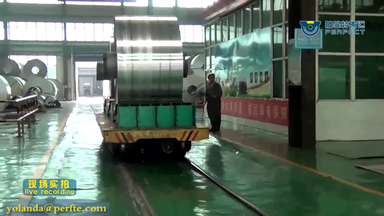 Paper Roll Handling Solutions Rail Cart for Ladle Transfer