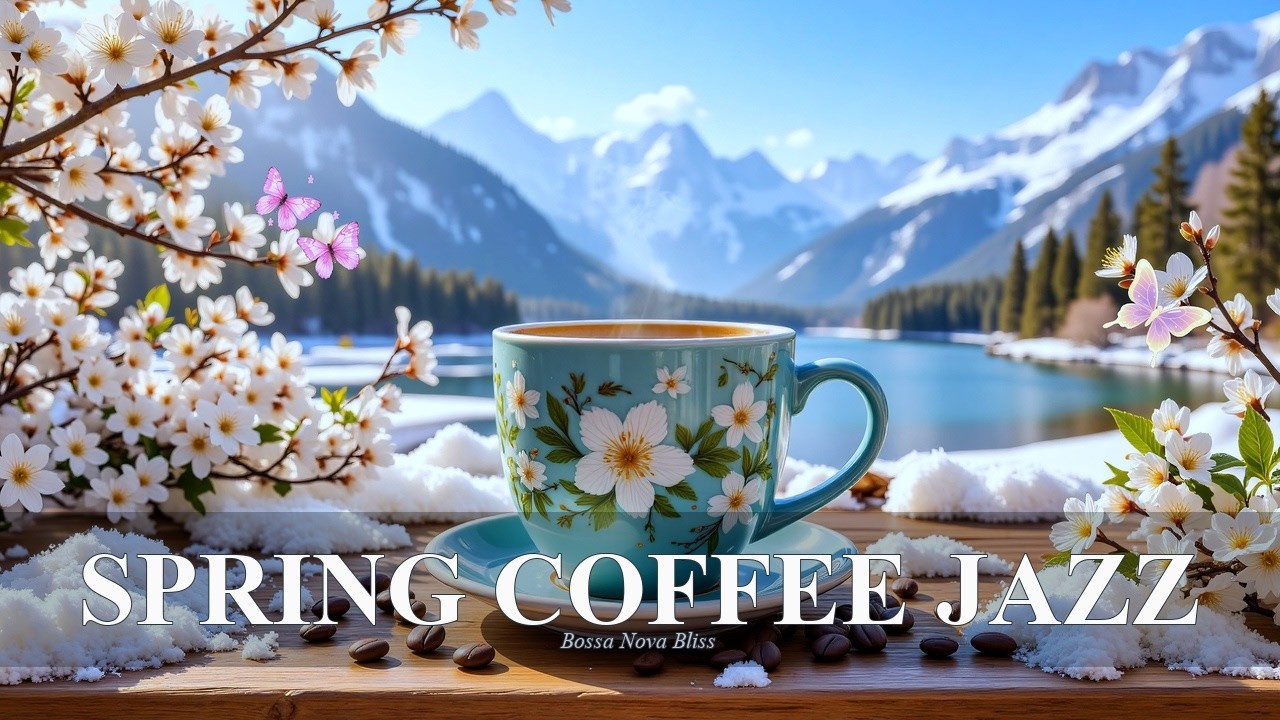 Spring Coffee Jazz ☕ Relaxing Bossa Nova Jazz Instrumental for Study, Work & Cozy Cafe Vibes