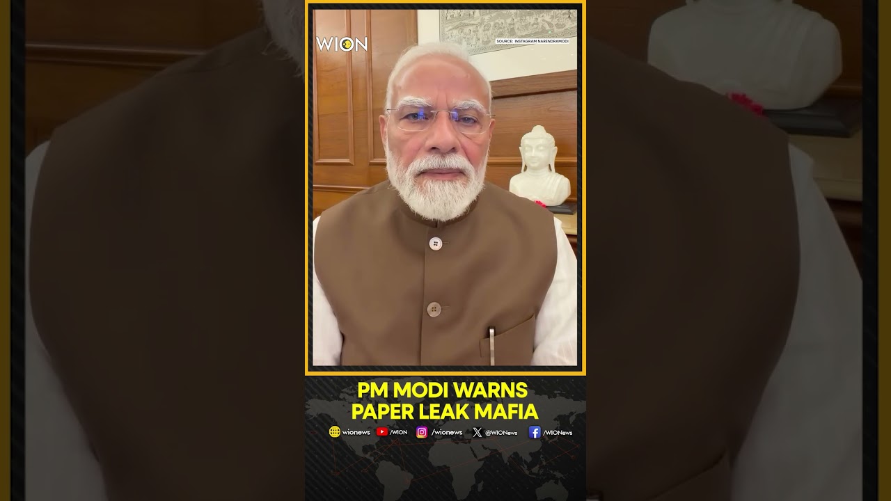 PM Modi Assures Tough Crackdown on Paper Leak Networks After Bill Clearance | WION Shorts
