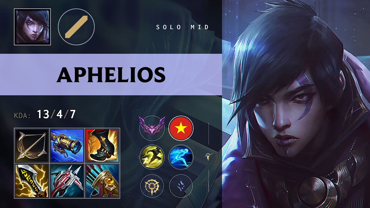Aphelios Mid vs Ryze - VN Master Patch 26.15
