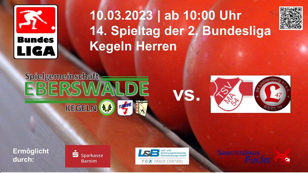 🎳 Kegeln 14. Spieltag/ SG Eberswalde vs. SpG Motor Adlershof / Lichtenberg '47 // 2. Bundesliga