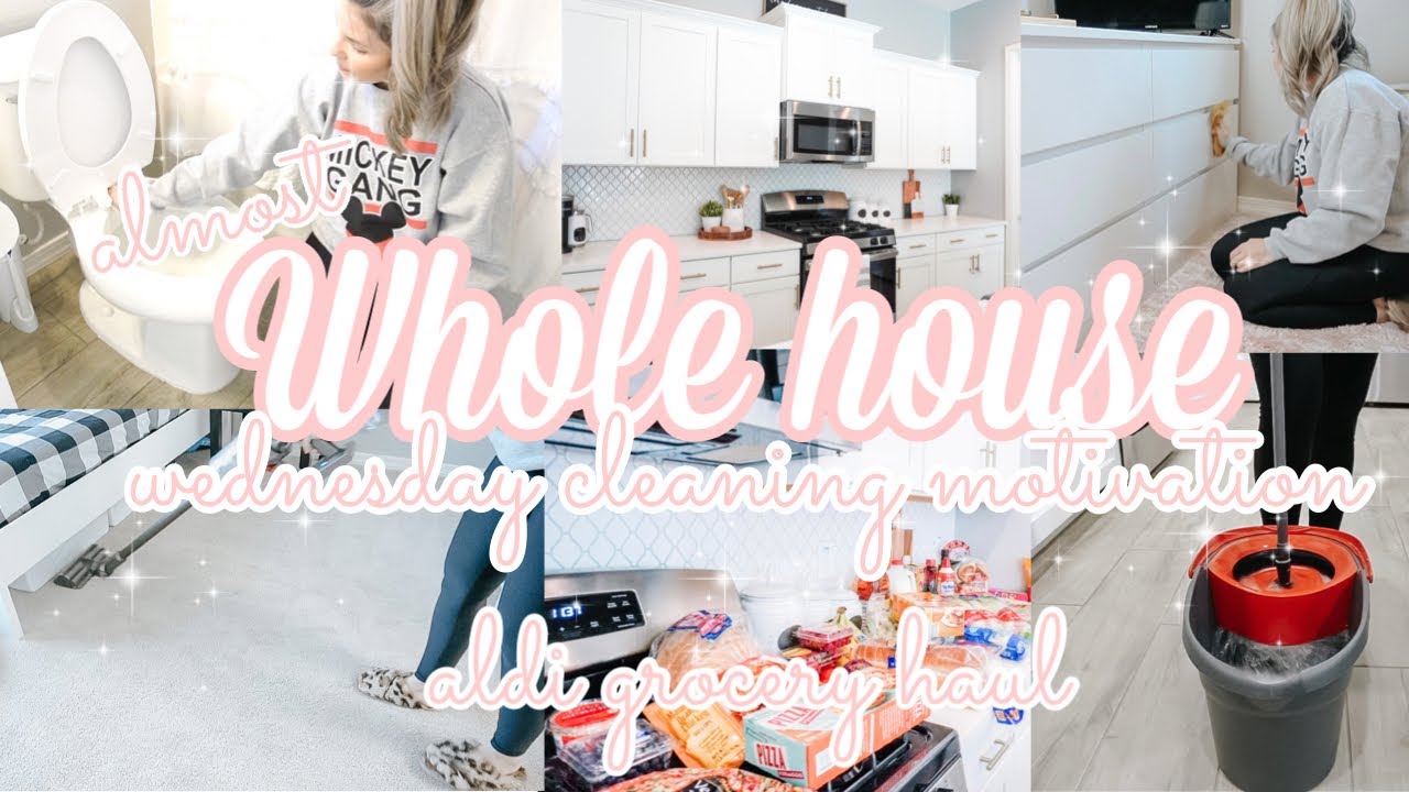 *ALMOST* WHOLE HOUSE CLEAN WITH ME! || CLEANING MOTIVATION || CLEAN WITH ME 2022