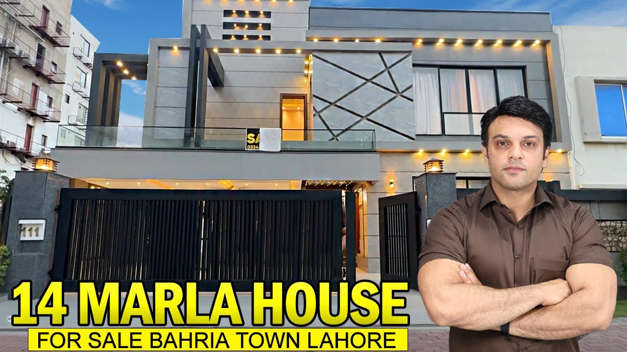 14 Marla Brand New Most Beautiful House For Sale | Prime Location Of Bahria Town Lahore | PPS