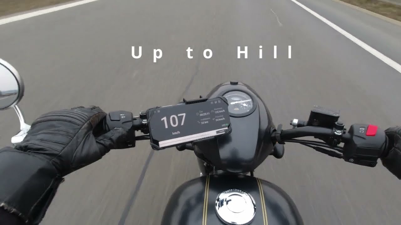 JAWA 350 CL Pérák (2022): 0 - 100 km/h + Top Speed (GPS)