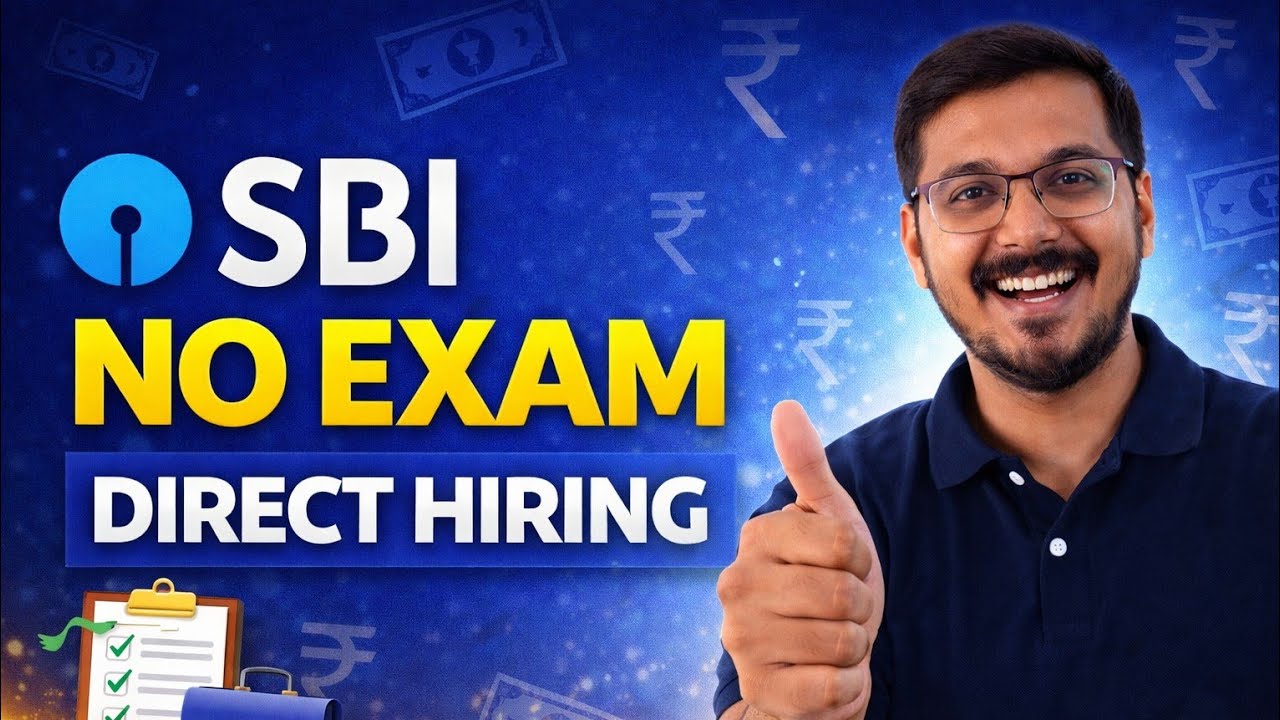SBI JOBS WITHOUT EXAM? 😱 | Eligibility, Salary & Application Process 