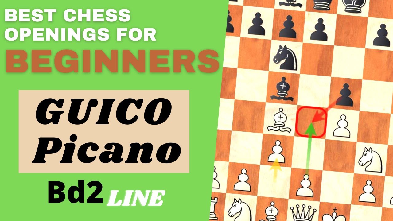 Guico Piano Chess Opening | Chess Openings For Beginners (Bd2 Variation)