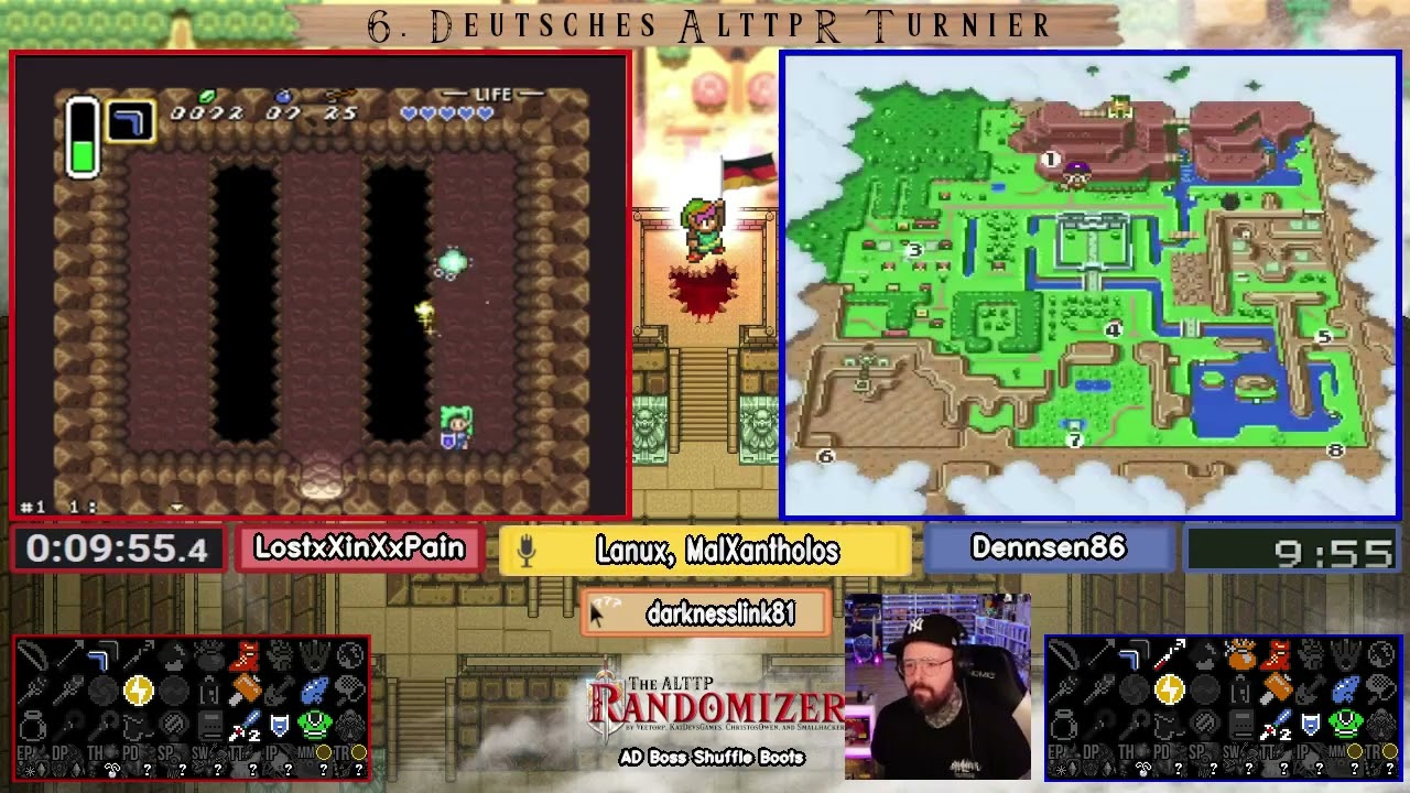 LostxXinXxPain vs Dennsen86. Deutsches ALTTPR Turnier