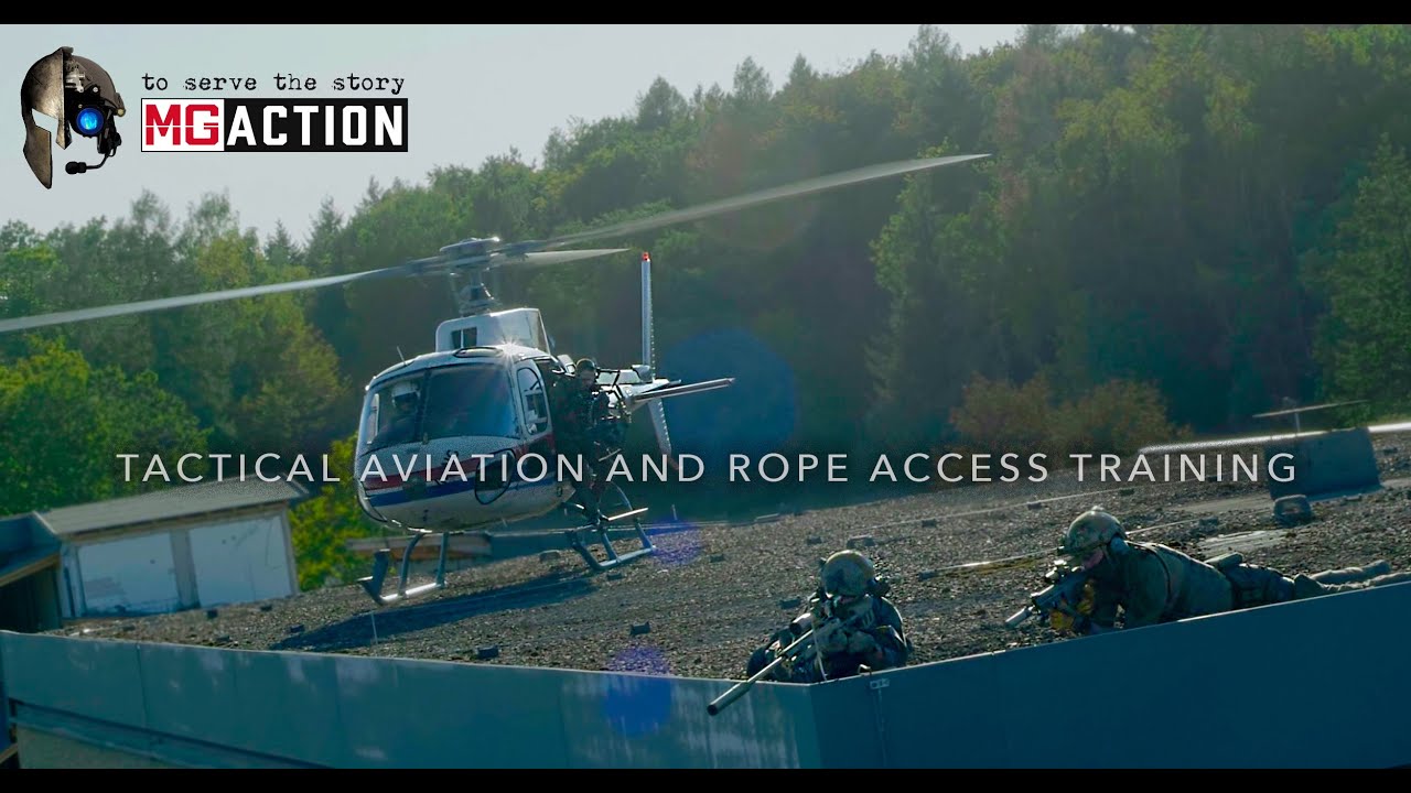 Tactical aviation, explosive breaching and rope access training day - 4K Imagefilm