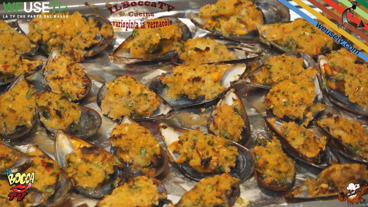 242 - Cozze gratinate...cosi buone mai mangiate! (antipasto a base di pesce buono facile e veloce)