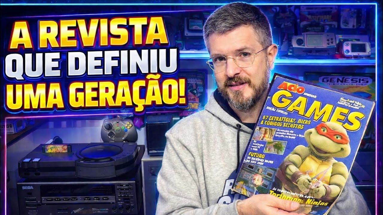 Revivendo a Nostalgia da Revista A&ccedil;&atilde;o Games!