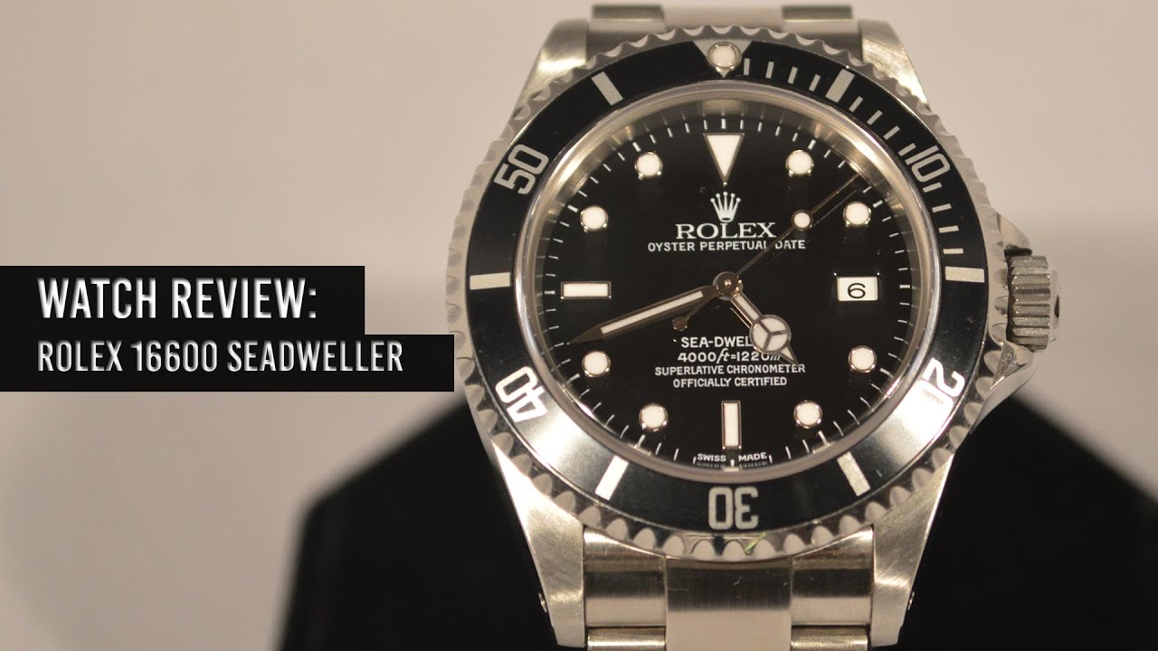 Rolex Seadweller 16600 Video Review