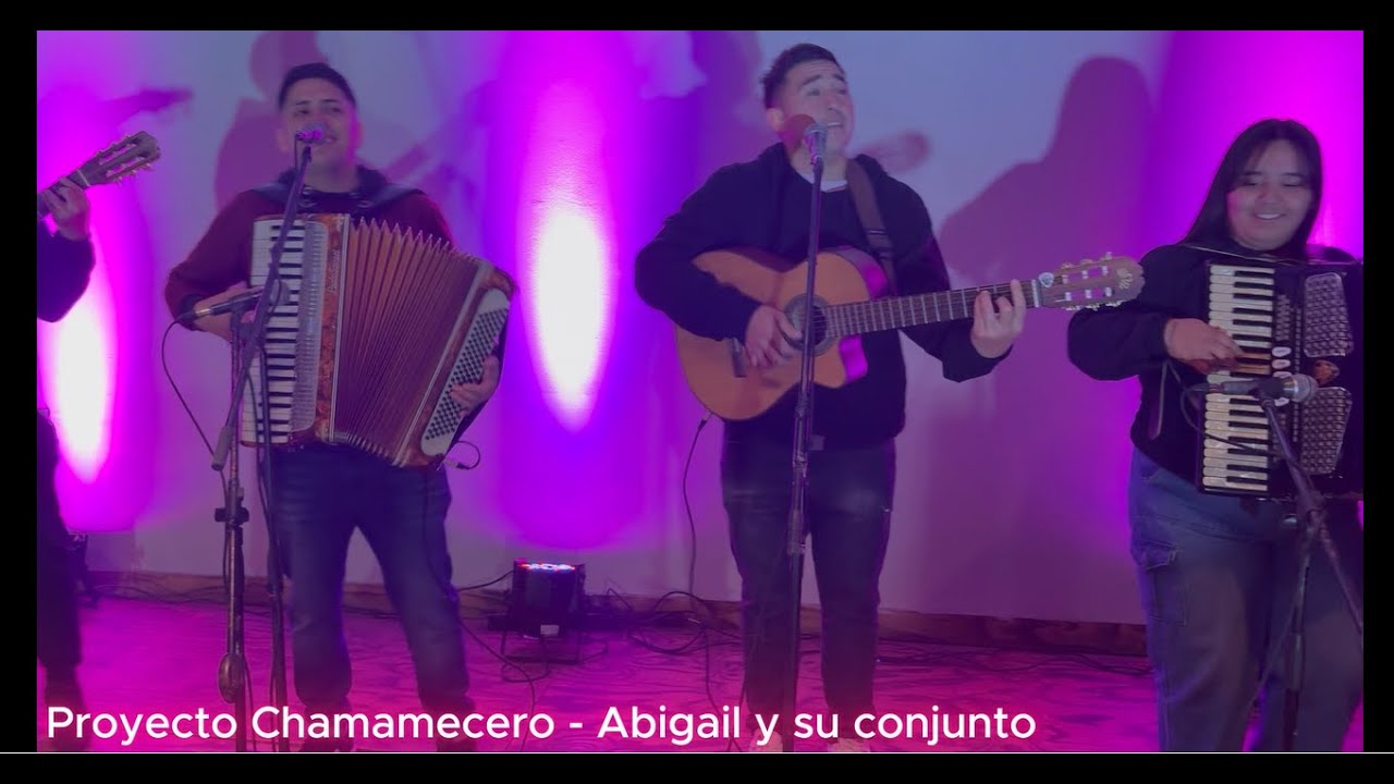 Proyecto Chamamecero y Abigail y su conjunto enganchados en vivo