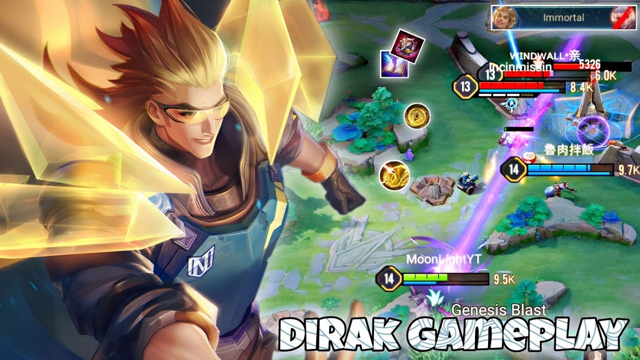 Dirak Mid Lane Pro Gameplay | Best Build | Arena of Valor Li&ecirc;n Qu&acirc;n mobile CoT