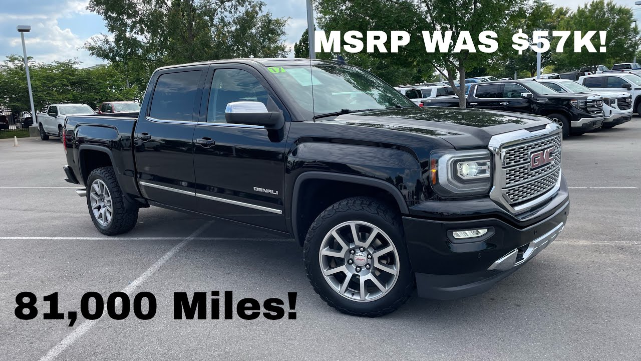 2017 GMC Sierra 1500 Denali 5.3 POV Test Drive & 81,000 Mile Review
