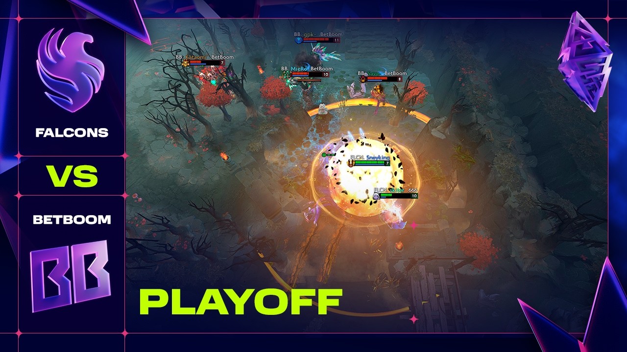WINNER TO SEMIFINALS! TEAM FALCONS vs BETBOOM TEAM - Official Highlights - BLAST SLAM VII Dota 2