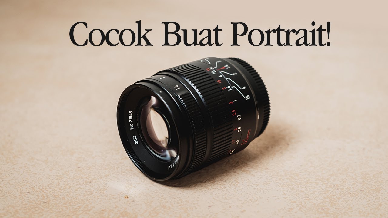 Lensa Manual buat PORTRAIT! | 7Artisans 55mm F1.4 For Fujifilm