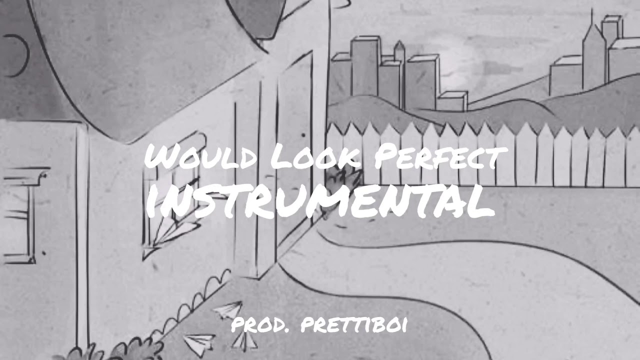 Powfu - Would Look Perfect (feat. Rxseboy) | Instrumental (prod. prettiboi)