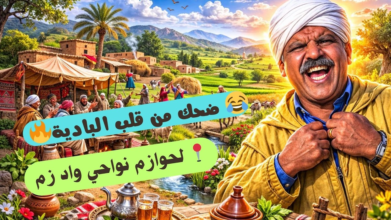 ريحة الدوار | لحوازم نواحي واد زم 😂 كلام ومعنى ديال الناس القدام