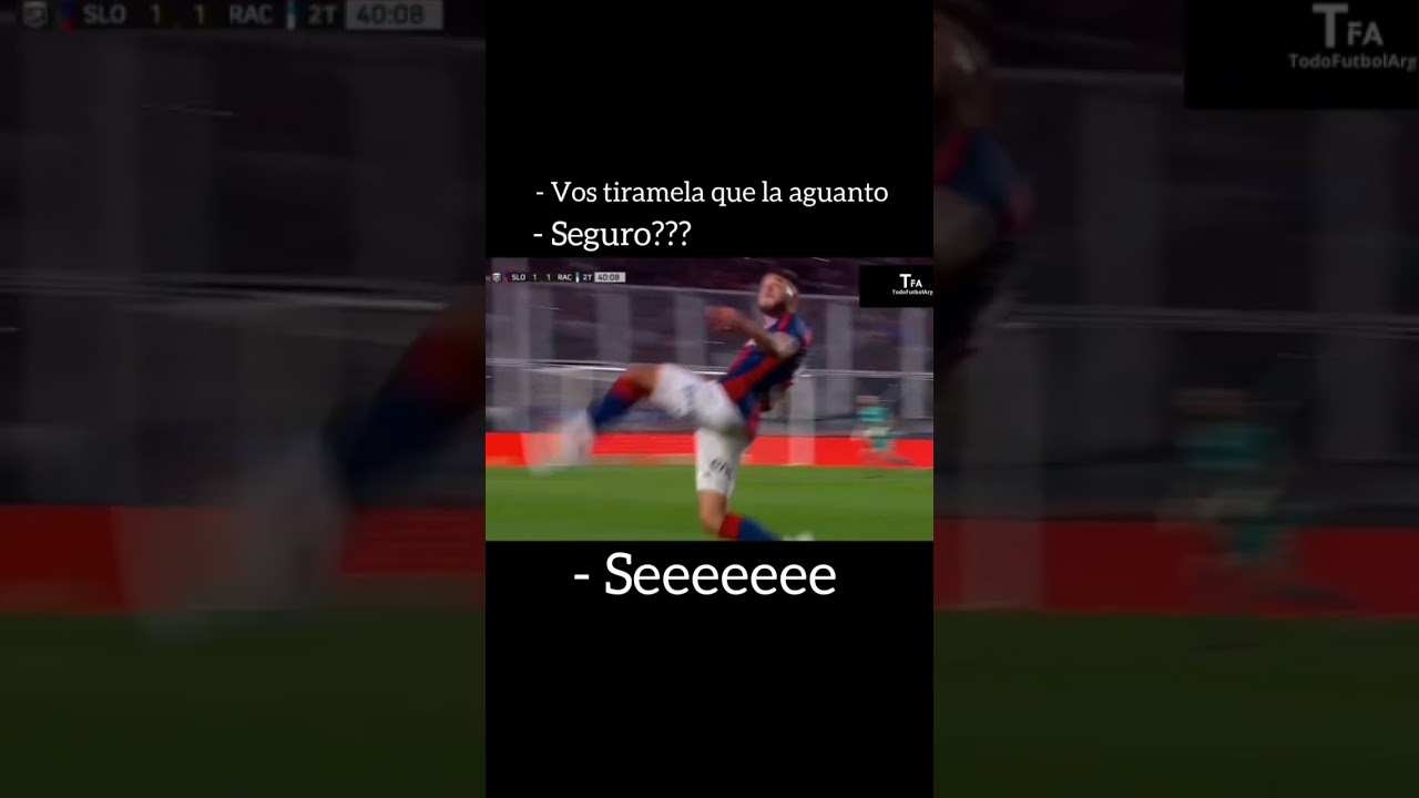 Leguizamon haciendo magia vs Racing 