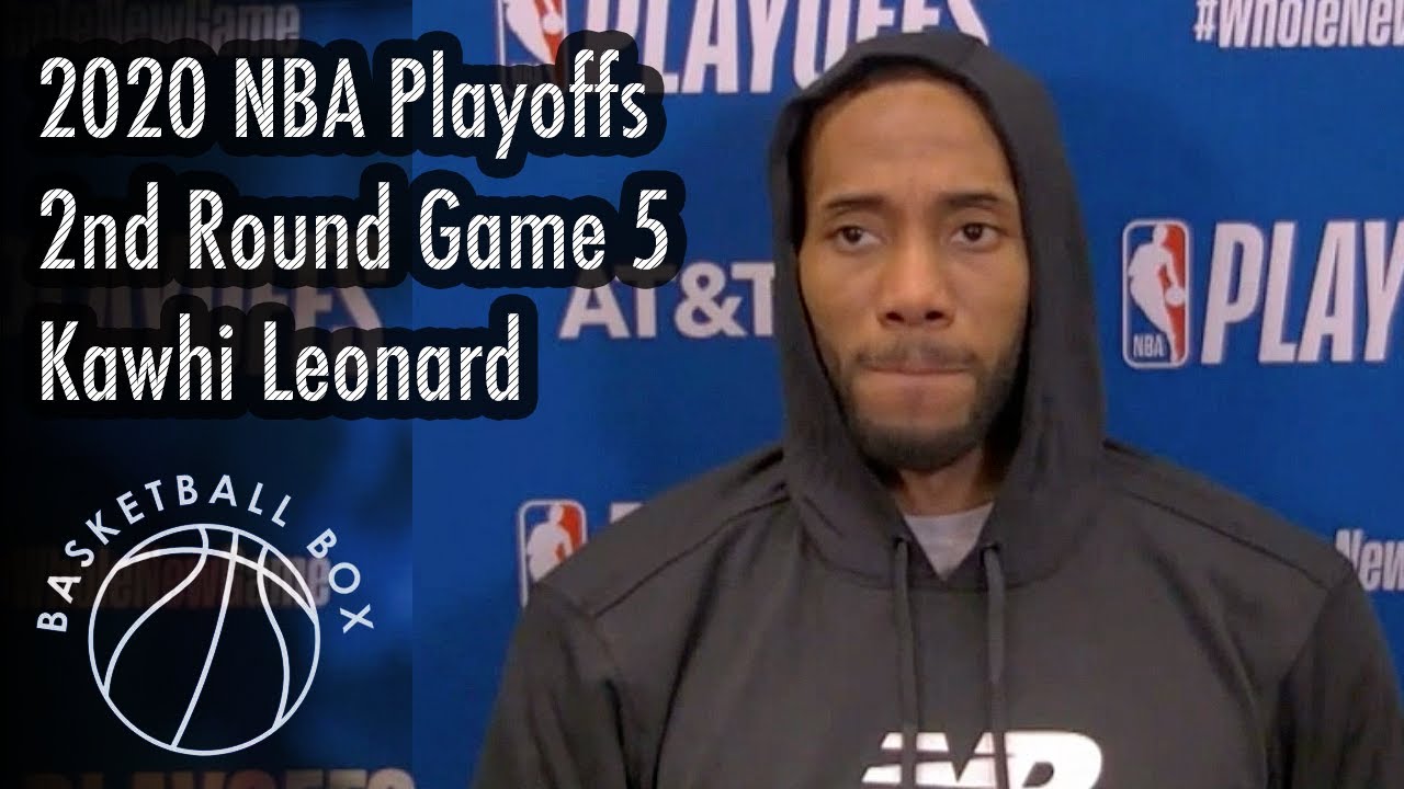 [NBA PO Game5] Kawhi Leonard Post-Game Press Conference, DEN vs LAC, September 11, 2020