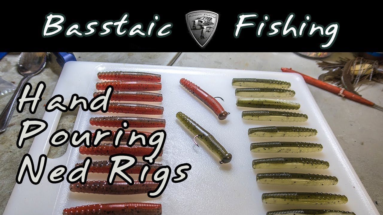 Hand Pouring Lead and Plastic to Create a Ned Rig (Bass Fishing Bait)