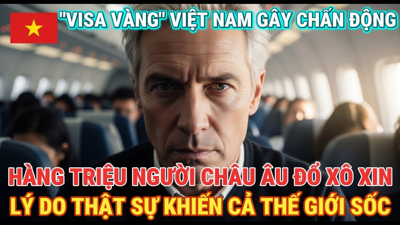Cơn sốt Visa Đặc Quyền Việt Nam bùng nổ toàn cầu, hàng triệu người châu Âu nộp đơn gây bất ngờ lớn!!