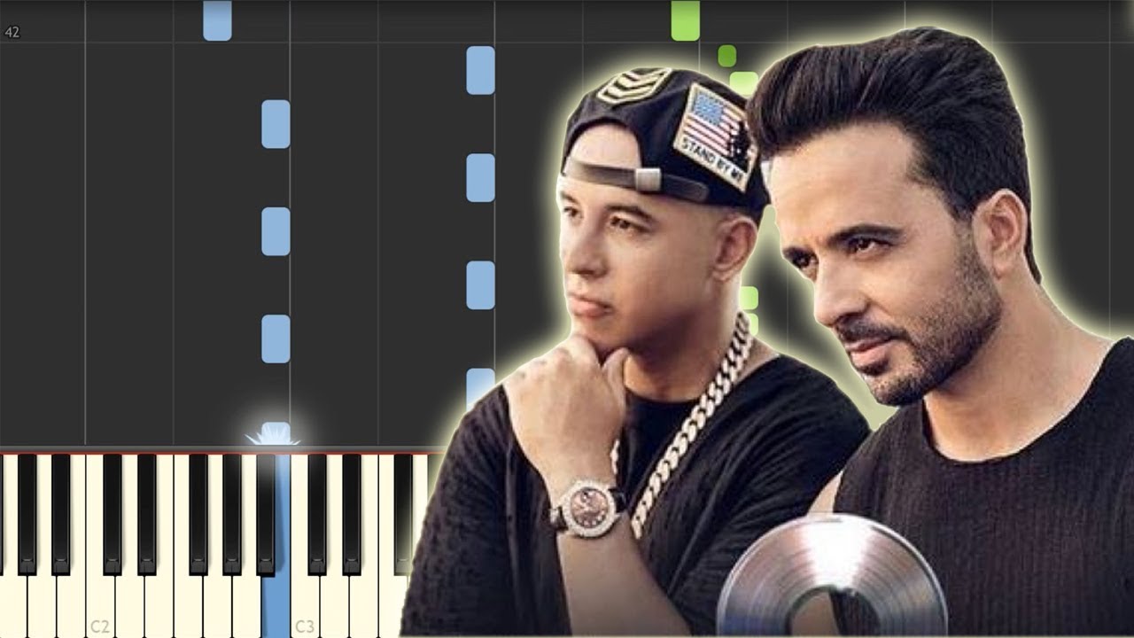 Despacito - Luis Fonsi ft. Daddy Yankee [Piano Tutorial] (Synthesia)