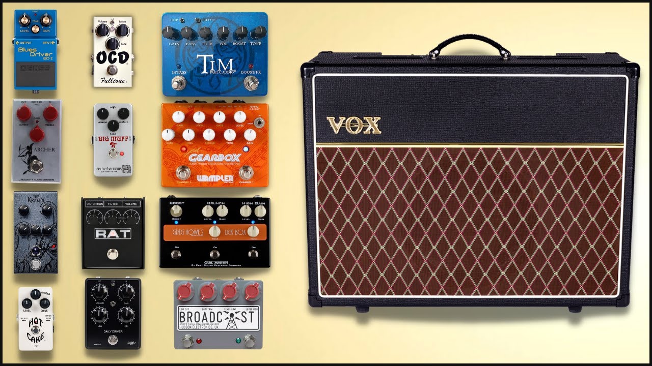 The Absolute BEST pedals for your Vox AC15 (Vox Friendly Pedals)