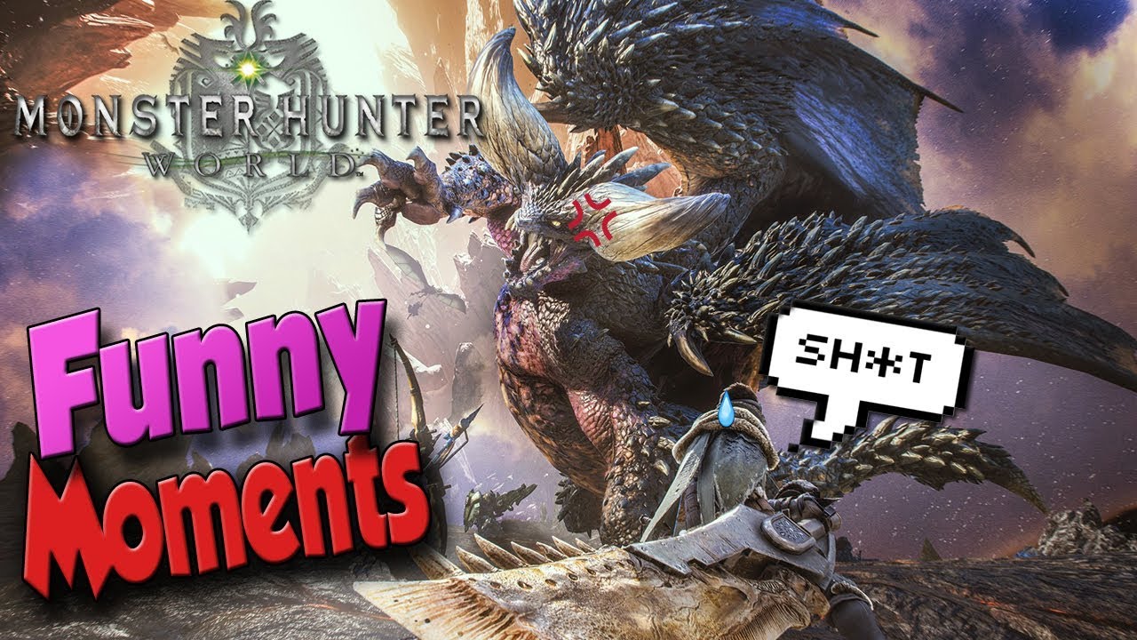 CHALLENGING THE NERGIGANTE! - Monster Hunter World Funny Moments