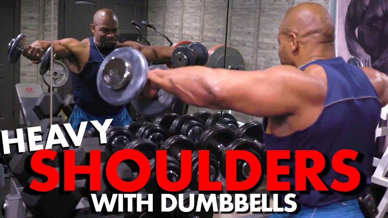 HEAVY SHOULDERS with DUMBBELLS