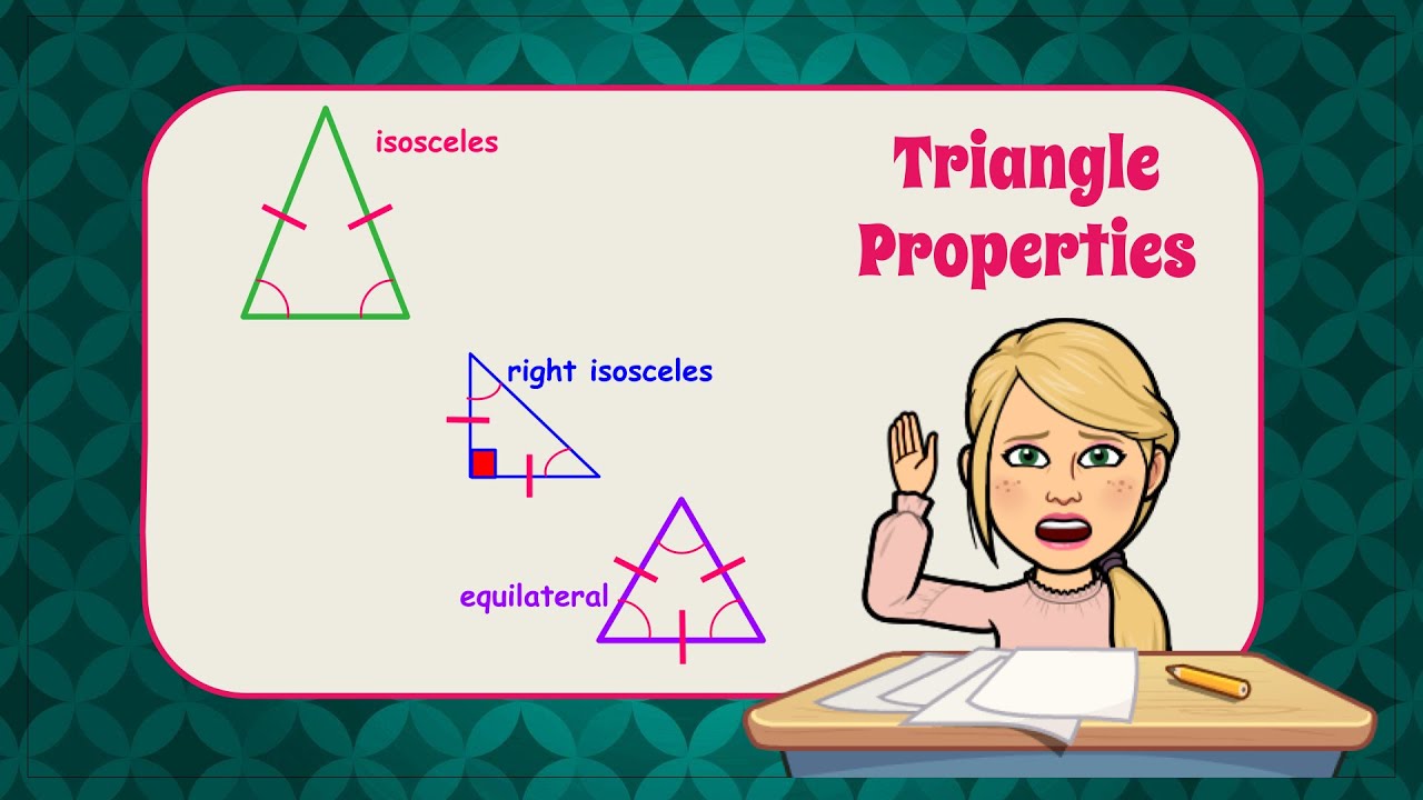 Understanding Triangle Properties | 5.G.B.4 💛💙
