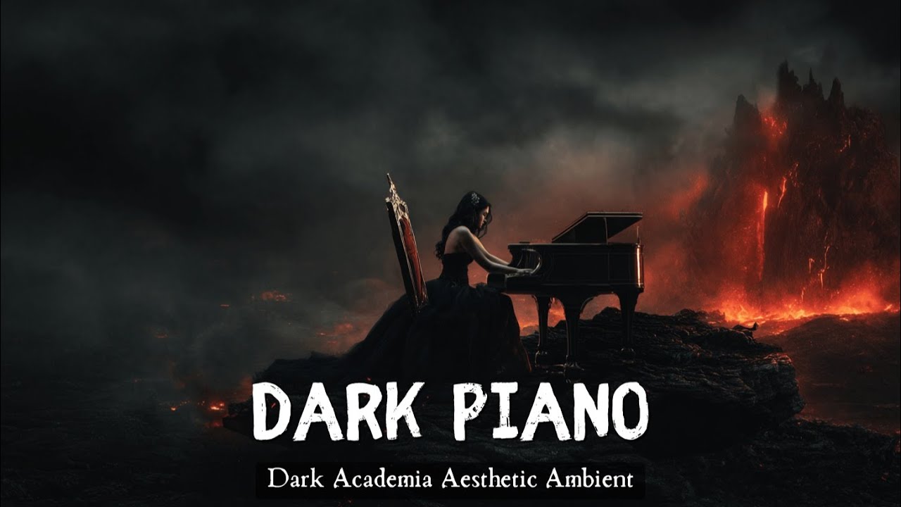 Dark Piano Music for Focus & Study | Deep Academia Piano Melodies
