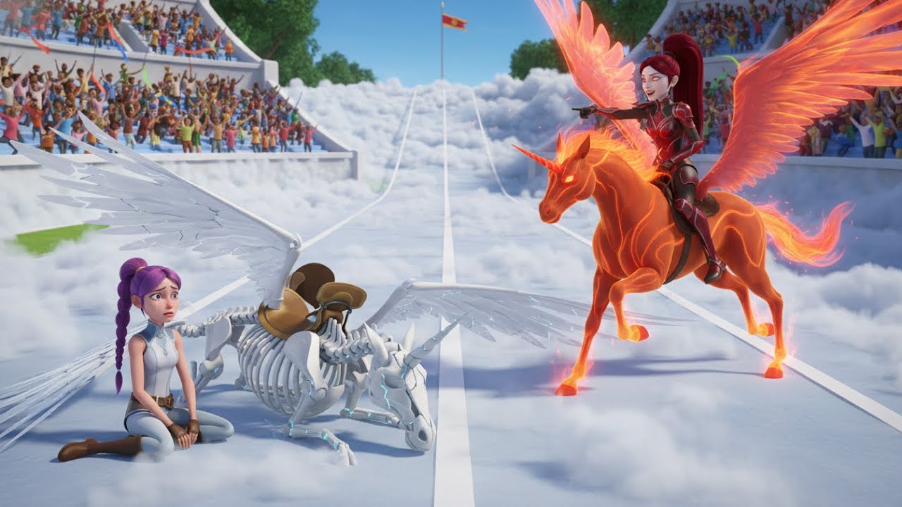 RUMI becomes the champion in the unicorn race ! – KPOP Demon Hunter #rumi #animation
