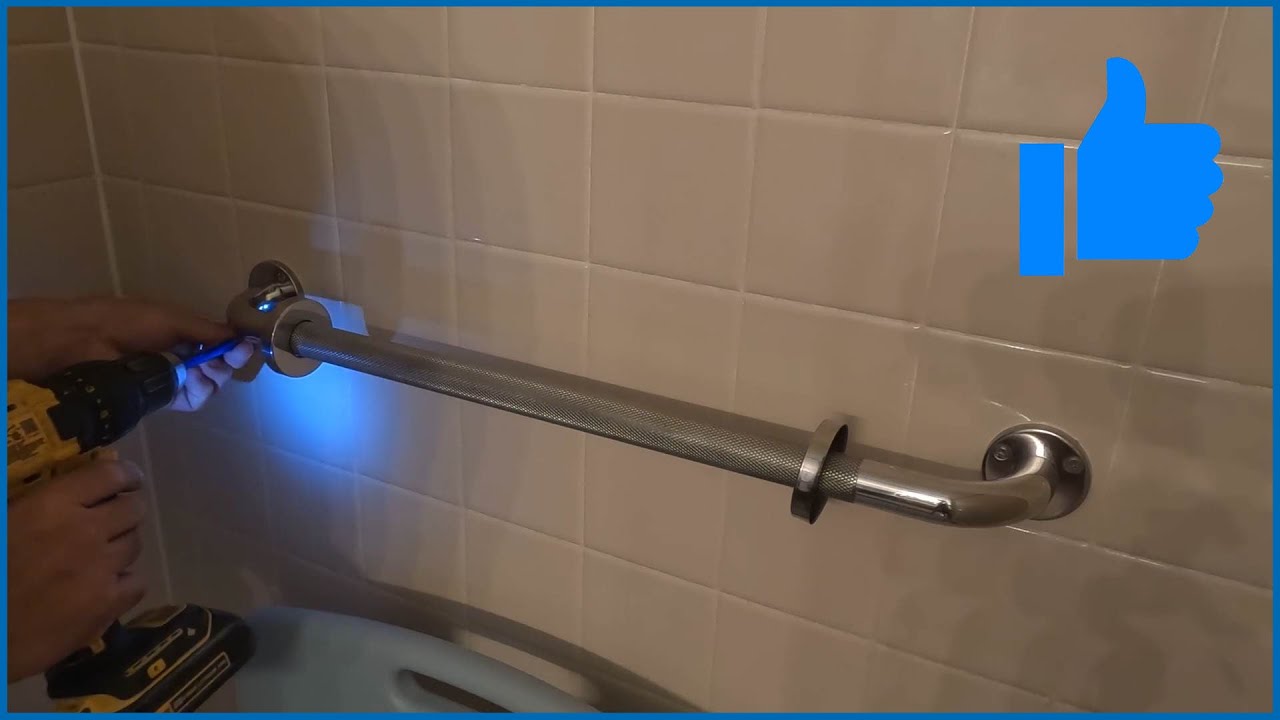 COMO INSTALAR FACILMENTE UNA BARRA DE SEGURIDAD O DE APOYO PARA UNA DUCHA.