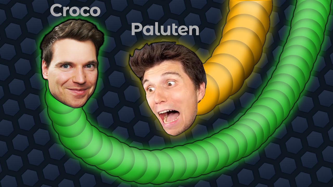 Ich schlage Paluten in Slither.io - Slither mit Croco