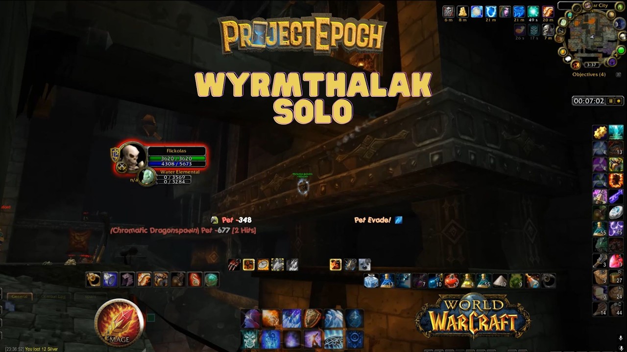 Project Epoch - Solo Wyrmthalak - Mage