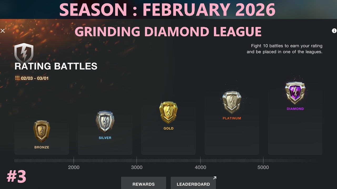#779 Grinding 5 Parts of Certificates of GSOR 1008 Fearless | Season : February 2026 | WoTB 11.16.1